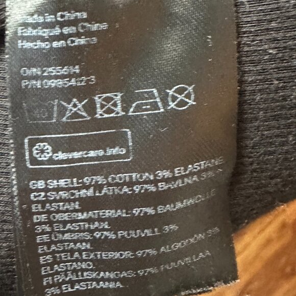 H&M Thin Black Ribbed Midi Tank Dress BodyCon sz Sm - Picture 6 of 6